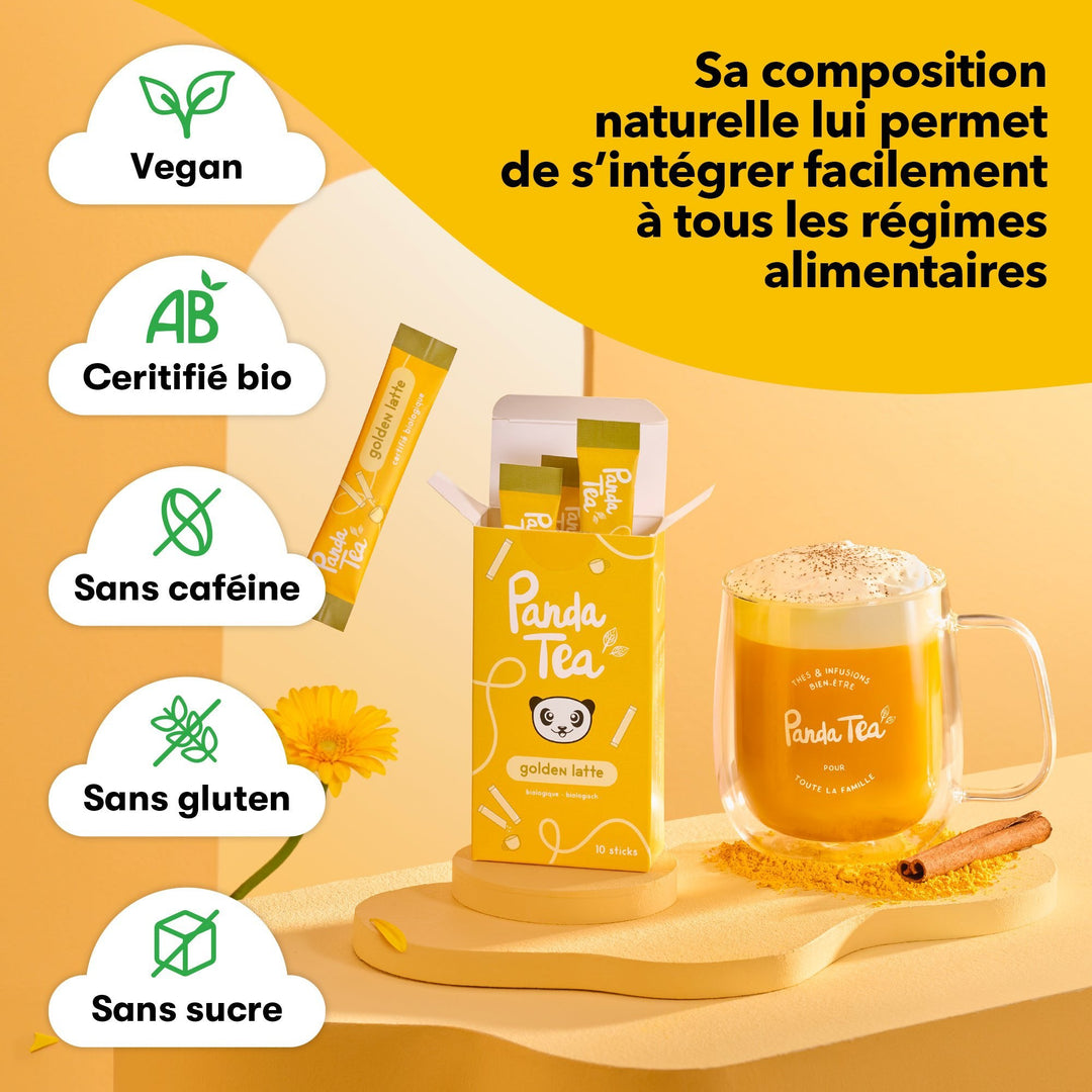 Golden Latte Bio en Sticks