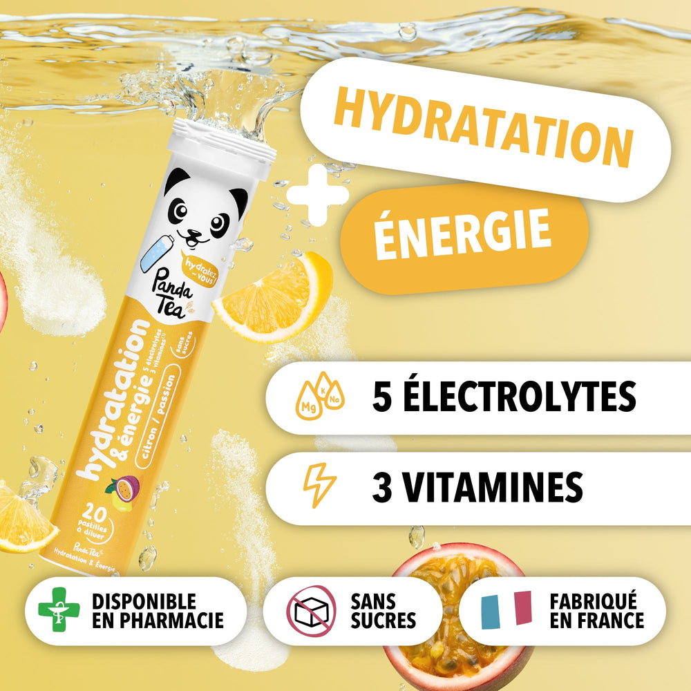 Pastilles Hydratation & Énergie - Citron-Passion
