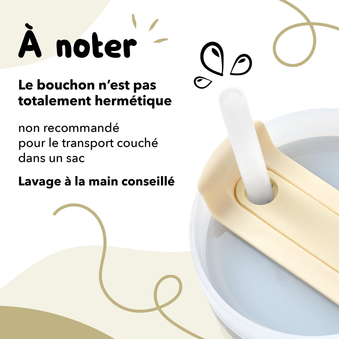 Mug XXL avec Paille - 900 mL