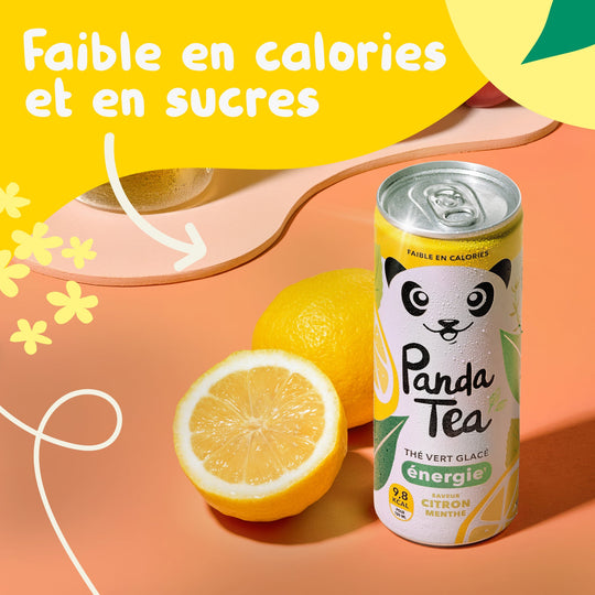 Thé Glacé Énergie - Saveur Citron-Menthe