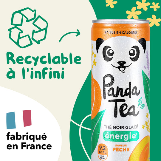 Thé Glacé Énergie - Saveur Pêche