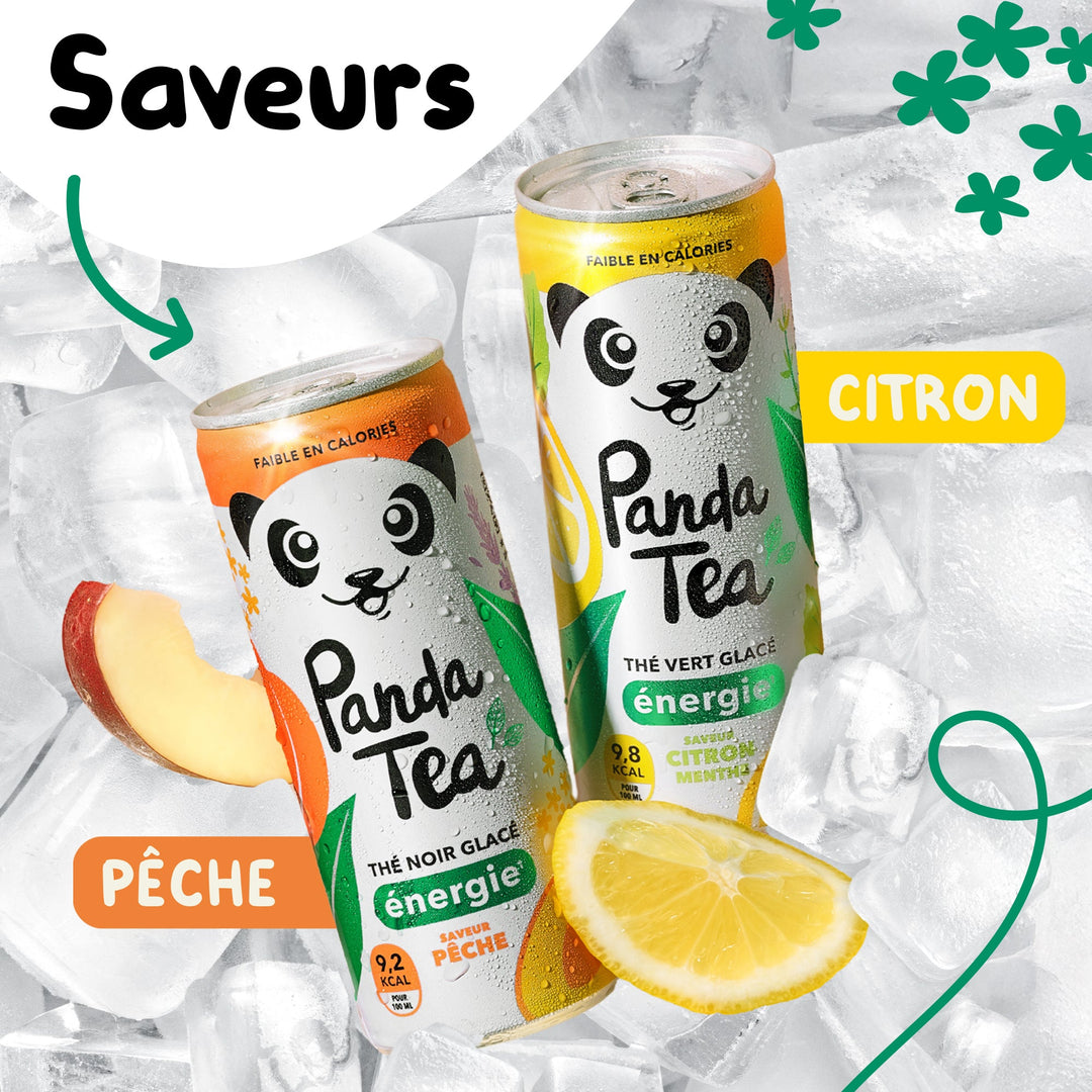 Thé Glacé Énergie - Saveur Pêche