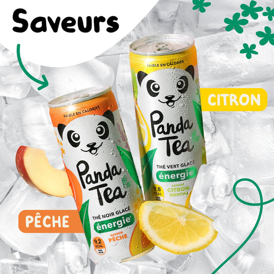 Thé Glacé Énergie - Saveur Pêche