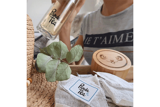 Gourde en Verre avec Infuseur - 450 mL
