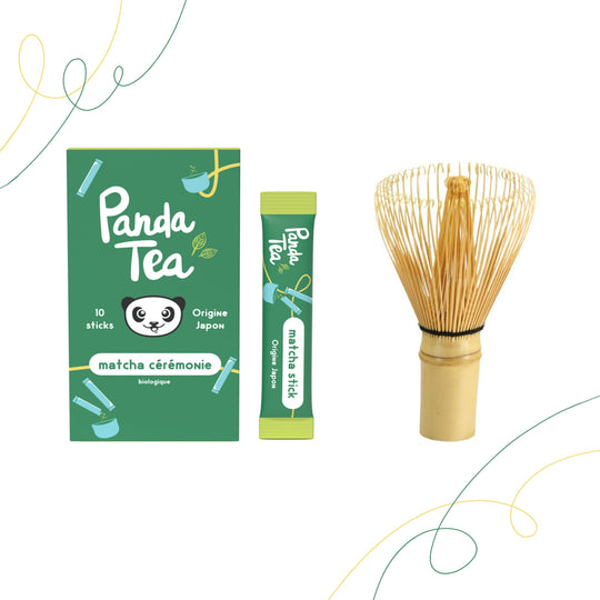 Coffret Matcha Cérémonie en Sticks et son Fouet